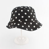 Children Panama Bucket Hats Baby Kids Summer Sun Caps Polka Dot Print Fisherman Hat bob chapeau