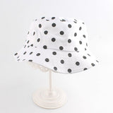 Children Panama Bucket Hats Baby Kids Summer Sun Caps Polka Dot Print Fisherman Hat bob chapeau