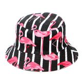 chapeau bob Flament rose