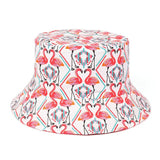 chapeau bob Flament rose