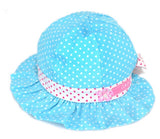 Chapeau Bob bébé petit pois blanc