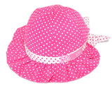 Chapeau Bob bébé petit pois blanc