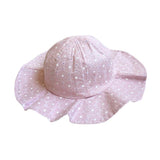 impression florale été en plein air bébé fille rose blanc plage seau chapeaux nouveau