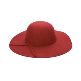 Chapeau Hot Sale Casual Fedora Cap Wide Brimmed Dome Hats High Quality Wool Floppy Hat Womens Black Cloche Hats