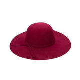 Chapeau Hot Sale Casual Fedora Cap Wide Brimmed Dome Hats High Quality Wool Floppy Hat Womens Black Cloche Hats