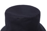 Chapeau Bob Noir Chapeau de Soleil Réversible 100% Coton Chapeaux de Pêcheur